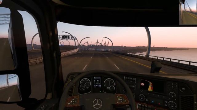 ETS 2 1.42 Kouvola (Finland) - Kunda (estonia) voyage. Early autumn. смотреть онлайн