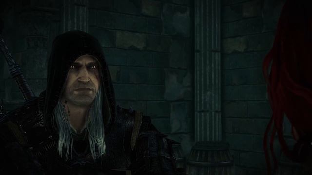Полный разговор с Трисс в нильфгаардской темнице / Ведьмак 2: Убийцы королей смотреть онлайн