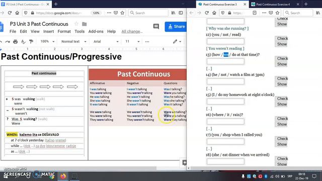 Past continuous 4/4 смотреть онлайн