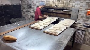 Титанический труд! Турецкий пекарь делает 10000 хлебов в день! (Этот хлеб в каждом доме в Турции)