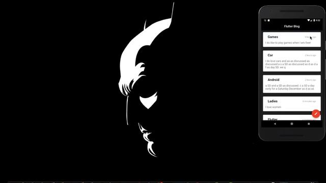 Flutter blog app : Firebase realtime database смотреть онлайн