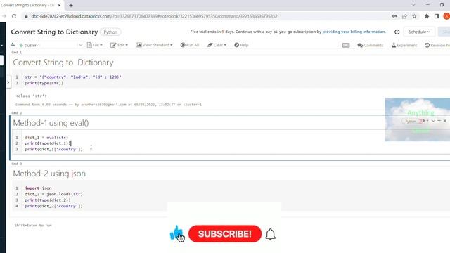 Python - Convert String to Dictionary easily смотреть онлайн