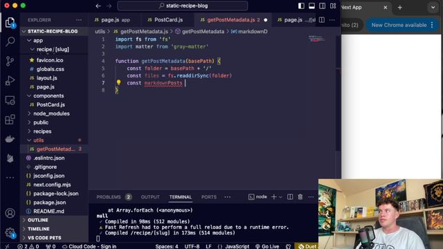Learn NEXT.JS 14 🔥 Build a Static Markdown Blog Site смотреть онлайн