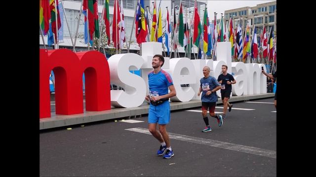 Amsterdam Marathon 2019: Finish Place in pictures - Olympic Stadium area смотреть онлайн