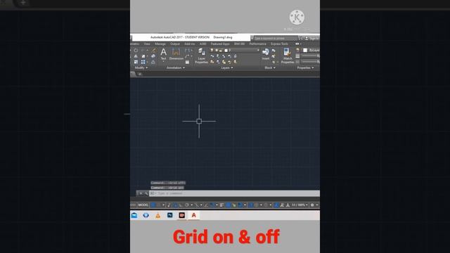AutoCAD Grid Display Turn on & Turn off #Short @Autocadshort смотреть онлайн