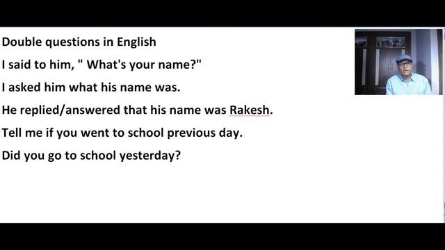 Double questions In English (Past Tense)By An Indian Teacher Through Skype! смотреть онлайн