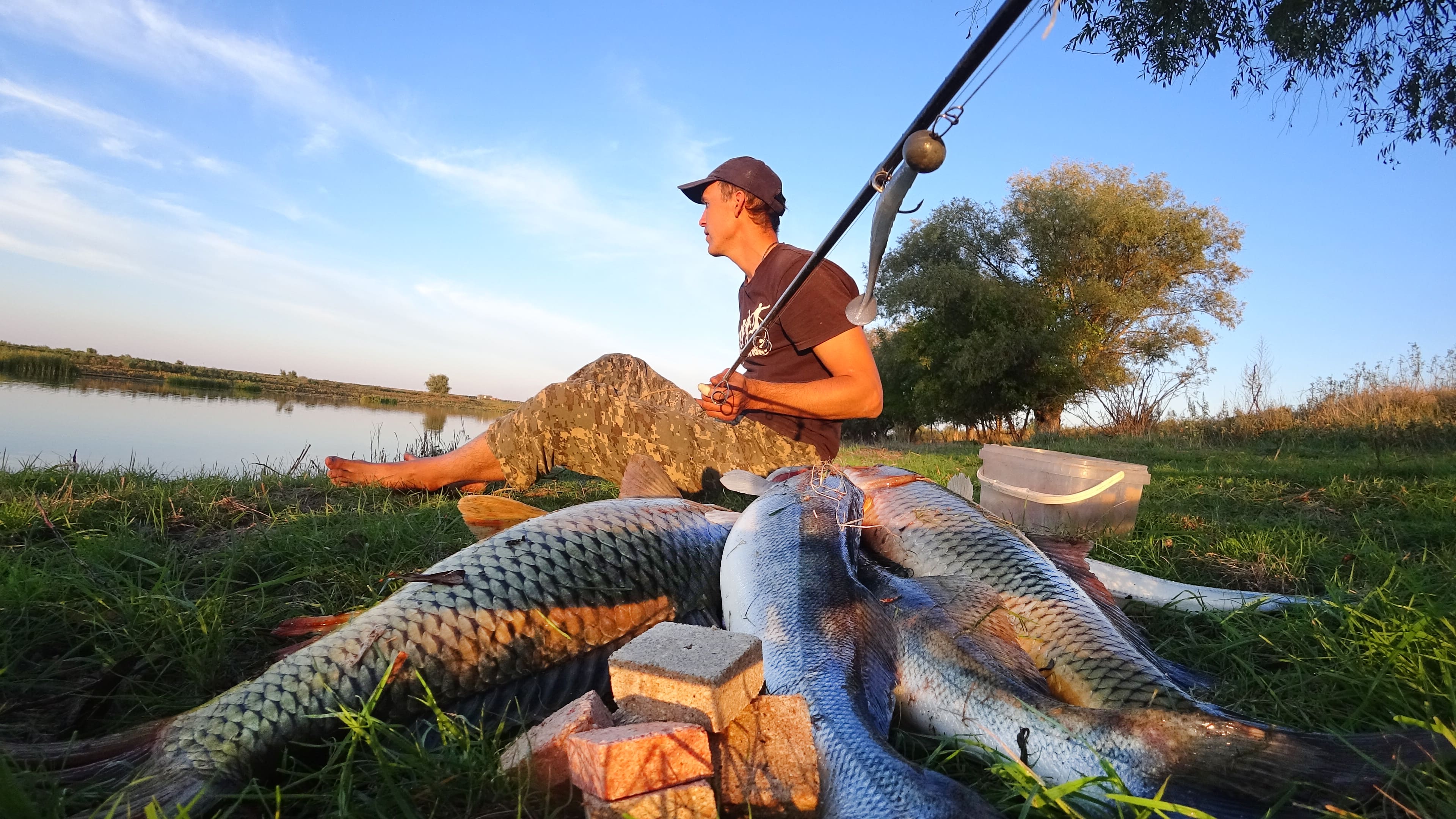 ВО ПОПАЛ. ХАПНУЛ САЗАНА И СУДАКА КУКАН. Рыбалка на сазана и судака осенью. Ловля на макуху и джиг смотреть онлайн