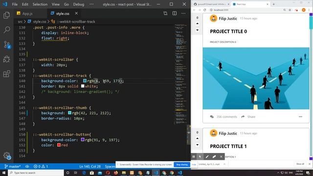 How to customize scrollbar with CSS? смотреть онлайн