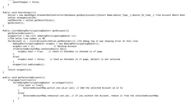 Salesforce: Attempt to de-reference a null object (at standardSetController) смотреть онлайн