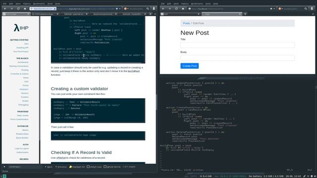 Trying the Integrated Haskell Platform web framework 1/3 смотреть онлайн