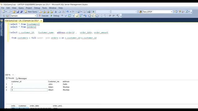 SQL Full Outer Join | Part 7 смотреть онлайн