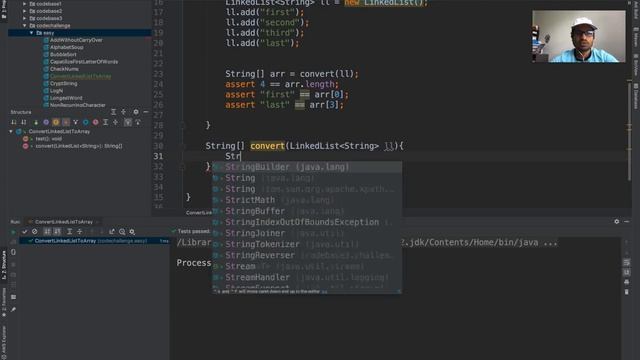Coding Challenge: convert linked list to Array in Java смотреть онлайн