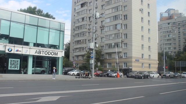 Шелепиха и Шмитовский проезд - по следам троллейбусов №18 и 54 на автобусе смотреть онлайн