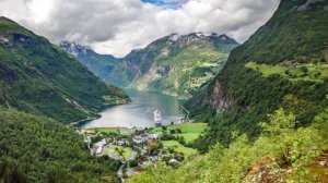 Красивая расслабляющая музыка. Норвежская природа. Скрипка, флейта, фортепиано, арфа