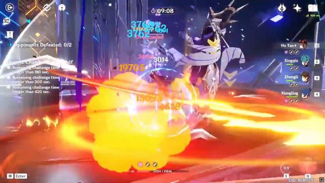 Genshin Impact: EP08 Hutao x Ganyu Spiral Abyss 12 Challenge (9 stars!!) Ver 1.5 смотреть онлайн