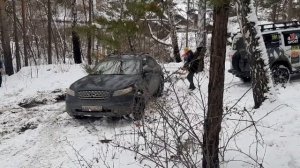 На Infiniti fx35 в offroad на все бабки