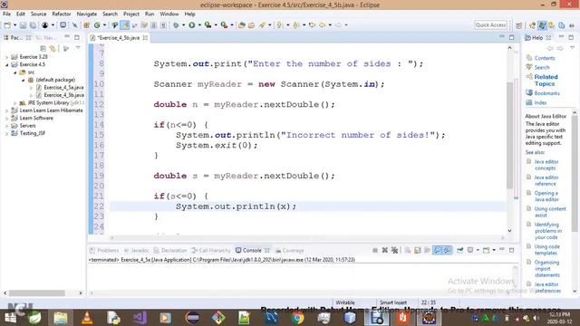 Introduction To Java Programming Exercise 4 5b смотреть онлайн
