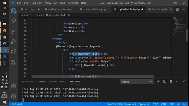 Laravel 7 Shopping Cart Checkout смотреть онлайн