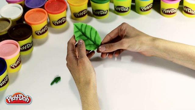 Play-Doh Russia Как слепить Лист из пластилина Play-Doh смотреть онлайн
