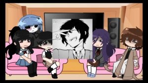 FANDOMS REACT | BSD/Dazai | bsd, ddlc, yandere sim, omori, sally face ? | 2/5 |
