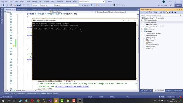 Asp.Net Core Mvc With Vue.js E-Commerce - Migration Operations смотреть онлайн
