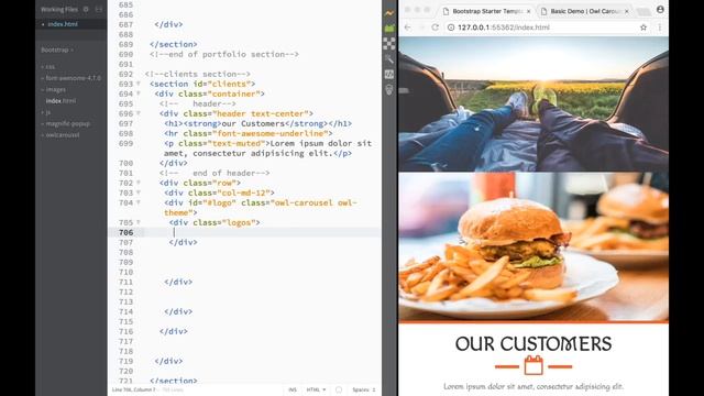 Bootstrap Theme 34 - Logos HTML смотреть онлайн