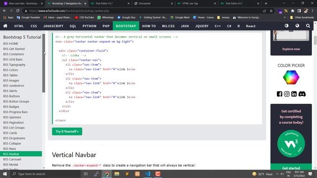 Bootstrap 5 tutorial with basic | Bootstrap components Nav Navbar and much more | day 18 смотреть онлайн
