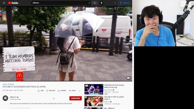 Disguised Toast reacts on OfflineTV Tokyo Scavenger Hunt Race! VOD from 09/10/2022 смотреть онлайн