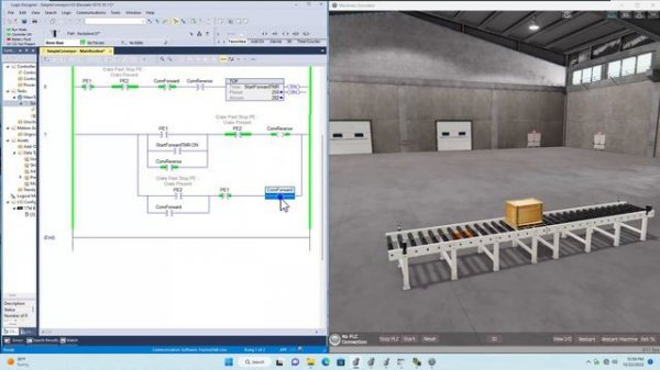 PLC Ladder Logic Basics For Beginners With A Working Conveyor