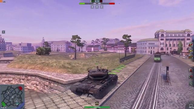 WoT Blitz Карта Жемчужный город Обучение все тонкости карты смотреть онлайн