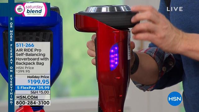 AIR RIDE Pro SelfBalancing Hoverboard w/Backpack Bag смотреть онлайн