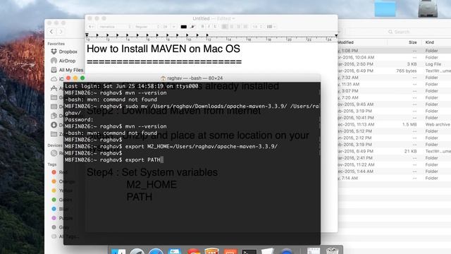 How to install Maven on Mac OS Beginners Tutorial смотреть онлайн
