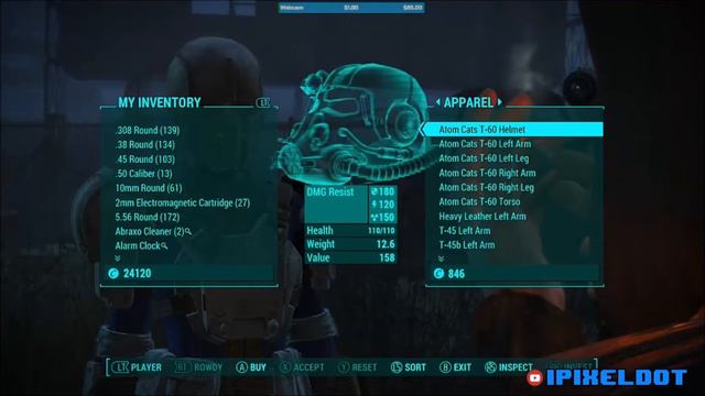 Fallout 4: Buying X-01 Power Armor Pieces at Atom Cats Garage смотреть онлайн
