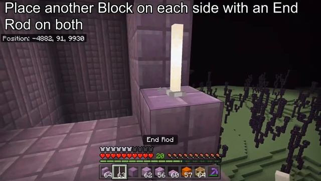 Minecraft: How to Build a Small End City (Step By Step) смотреть онлайн