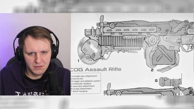 ПОЧЕМУ ВИНТОВКА ЛАНСЕР ПЛОХОЕ ОРУЖИЕ? | Gears of War | Реакция на Ammunition Time смотреть онлайн