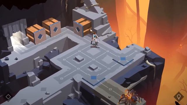 Lara Croft Go The Cave Of Fire 1-4 / Lara Croft Go Огненная Пещера 1-4 прохождение