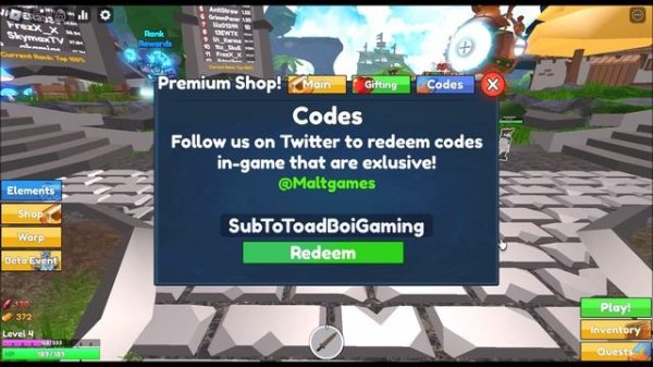 ALL CODES WORK [UPD1] Elemental Dungeons ROBLOX | 14 October 2023