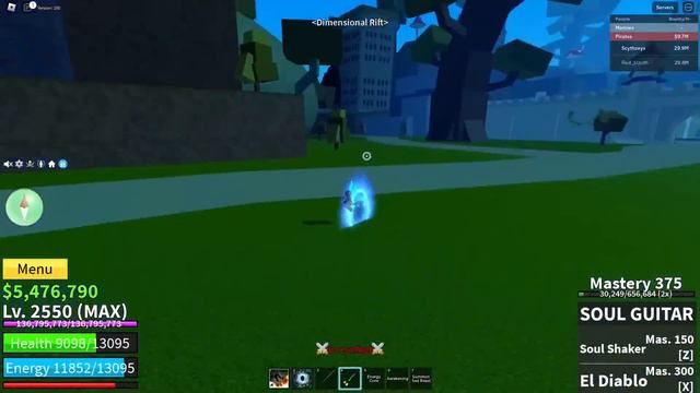 Syoct VS Blox Fruits Admin Uzoth (Blox Fruits PVP)