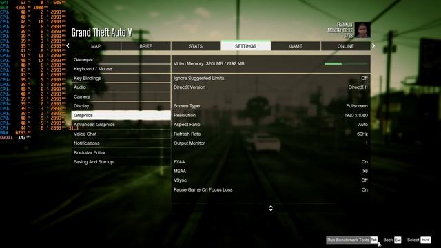 GTA 5 On Xeon E5-2678v3, RX580 8GB, DDR4 32GB, TEST, Huananzhi X99 F8 LGA 2011v3