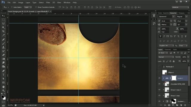 Make a Menu Bi Fold Brochure Photoshop Tutorial смотреть онлайн