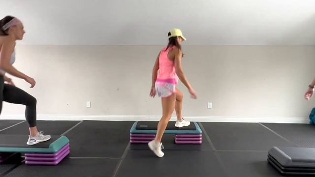 Sweaty STEP Sculpt Aerobics Workout Class + Upper Body Toning & Abs 60 Minutes