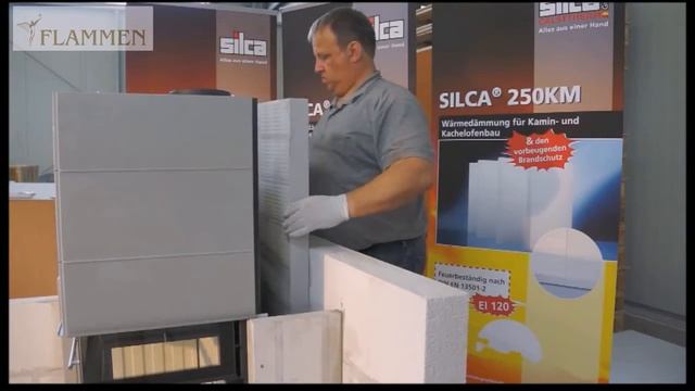 Силка, Силикат кальция изоляция для печей и каминов.