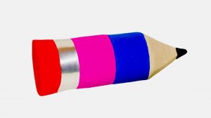 Как слепить карандаш из песка?