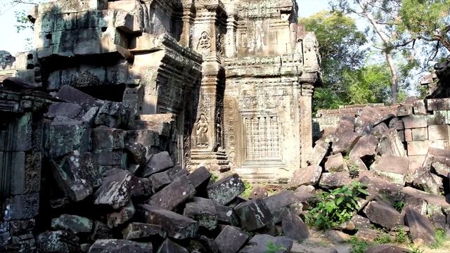Cambodia, Angkor, Ta Prohm. Камбоджа, древний храмовый комплекс Ангкор, храм Та Пром