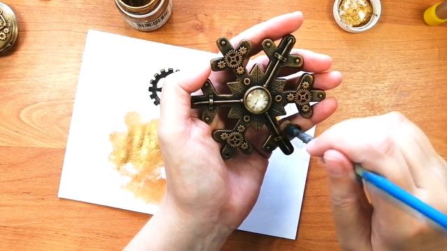 Как сделать имитацию металла на полимерной глине. Способ №3. смотреть онлайн