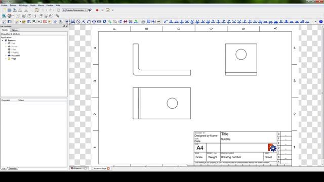 8-[Tutoriel] Freecad, Mise en plan, Cartouche et Cotation смотреть онлайн