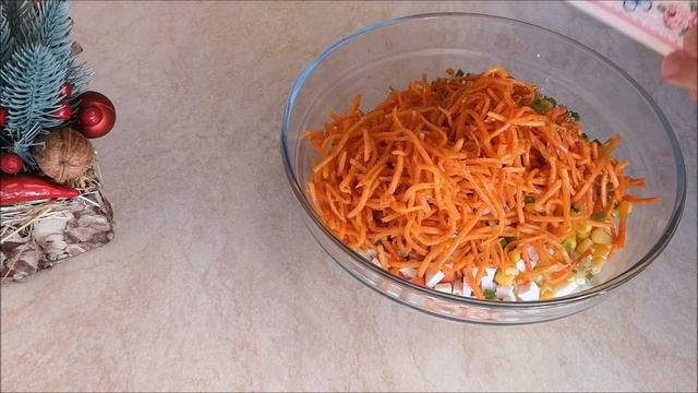 Салат из Крабовых Палочек и Морковью по-корейски ЕШЬ И НЕ МОЖЕШЬ ОСТАНОВИТЬСЯ!!! смотреть онлайн