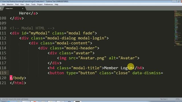 Login Form using HTML CSS BOOSTRAP 5 | Login Page in Bootstrap 5 step by step with source code смотреть онлайн
