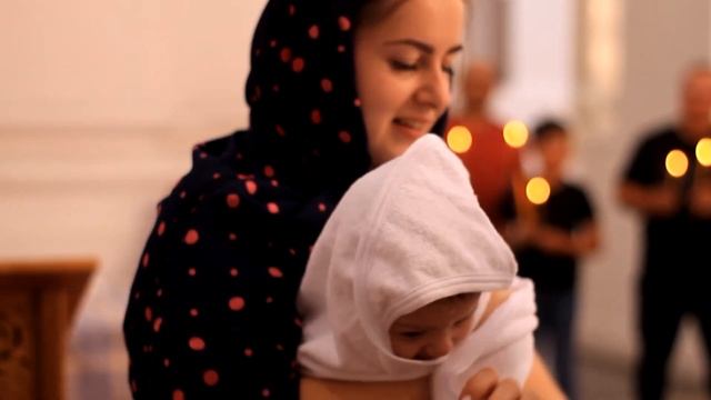 Крещение Аделины и Эльдара смотреть онлайн