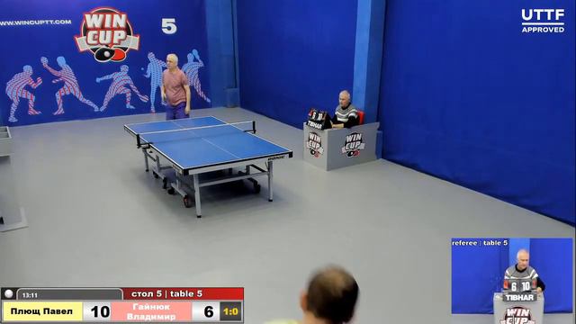 10:30 Плющ Павел 3-0 Гайнюк Владимир стол 5 ЮГ-2 12.11.20 смотреть онлайн